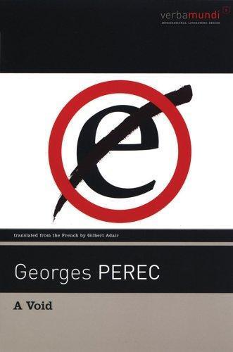 Georges Perec: A void (2005, D.R. Godine)