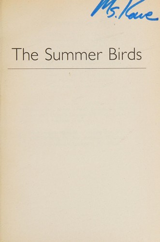 Summer Birds (1987, Yearling)