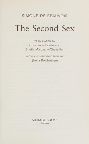 Second Sex (2011, Penguin Random House)