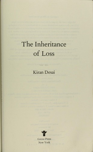 The inheritance of loss (Paperback, 2006, Grove Press)