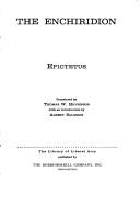 Epictetus: The Enchiridion (1950, Liberal Arts Press)