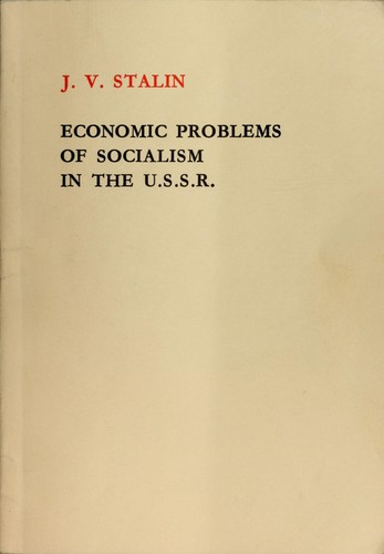 Joseph Stalin: Economic problems of socialism in the U.S.S.R. (1972, Foreign Languages Press)