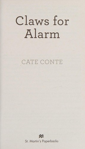 Claws for Alarm (2021, St. Martin's Press)