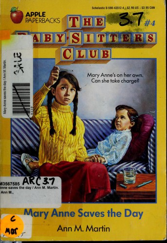 Ann M. Martin: Mary Anne saves the day (1987, Scholastic)