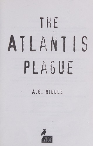 Atlantis Plague (2015, Head of Zeus)