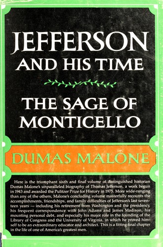 The Sage of Monticello (1981, Little Brown and Co.)