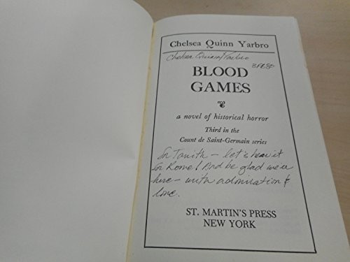 Blood games (1979, St. Martin's Press)