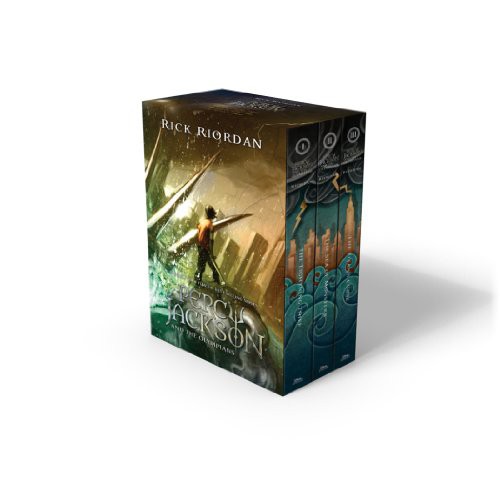 Rick Riordan, John Rocco: Percy Jackson and the Olympians 3 Book Paperback Boxed Set with new covers (Paperback, 2014, Disney-Hyperion)