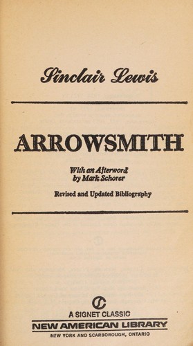 Sinclair Lewis: Arrowsmith (1961, Signet Classics)