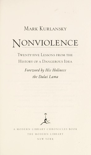 Nonviolence (Hardcover, 2006, Modern Library)