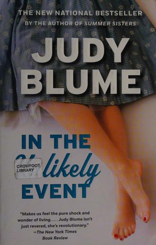 Judy Blume: In the Unlikely Event (2016, Anchor Canada)