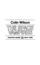 Colin Wilson: The space vampires (1976, Random House)