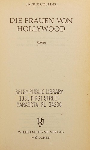 Jackie Collins: Die Frauen von Hollywood (German language, 1985, Wilhelm Heyne)