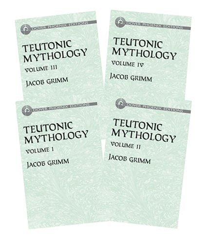 Teutonic Mythology, 4 VolumeSet (Phoenix Edition) (Hardcover, 2004, Dover Publications)