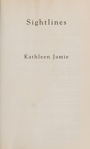 Kathleen Jamie: Sightlines (2012, Sort Of Books)