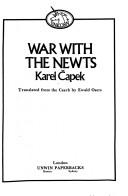 Karel Čapek: War with the newts (1985, Unwin)