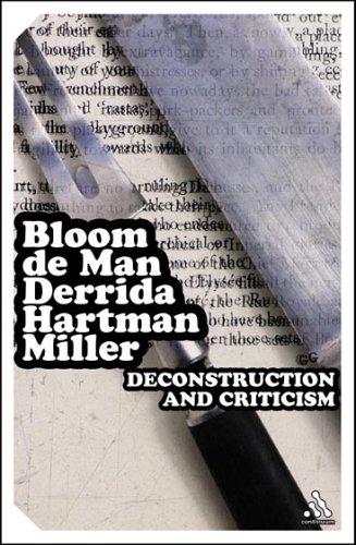 Harold Bloom: Deconstruction and criticism (2004, Continuum)