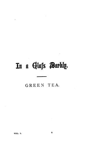 Joseph Sheridan Le Fanu: In a glass darkly (1872, R. Bentley)