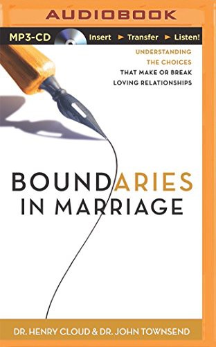 Dr. John Townsend Dr. Henry Cloud, Dick Fredricks: Boundaries in Marriage (AudiobookFormat, 2014, Zondervan on Brilliance Audio)