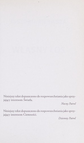 Nocny Patrol (Paperback, Polish language, 2007, Wydawnictwo Mag)