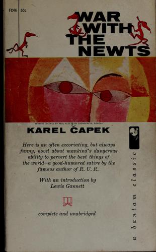 Karel Čapek: War with the newts (1959, Bantam Books)