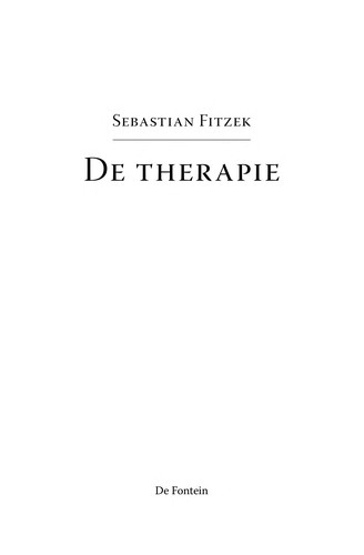 De therapie (EBook, Dutch language, 2010, De Fontein, NBD/Biblion [dist.)