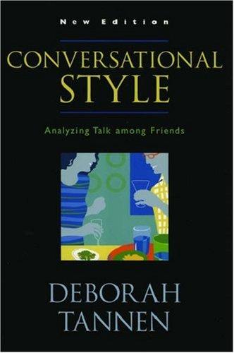 Conversational style (2005, Oxford University Press)