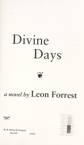 Leon Forrest: Divinedays (1993, Norton)