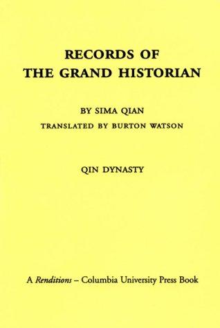 Records of the Grand Historian (Paperback, 1995, Columbia University Press)
