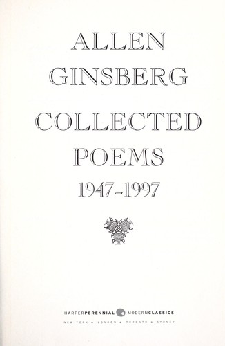 Allen Ginsberg: Allen Ginsburg collected poems, 1947-1997 (2006, HarperCollins Publishers)