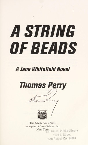 Thomas Perry: A string of beads (2015)