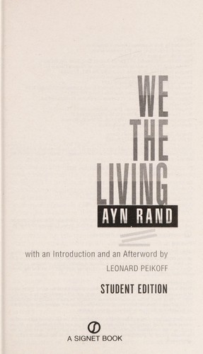 Ayn Rand: We the Living (2011, Signet Books)