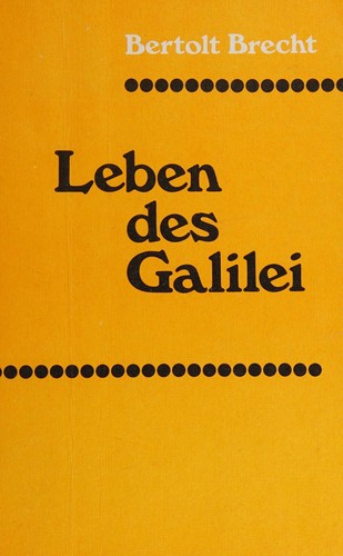 Leben des Galilei (German language, 1958, Heinemann Educational)
