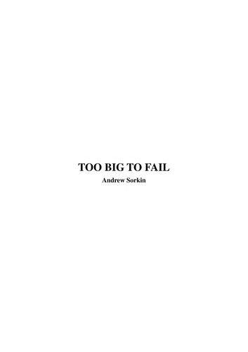 Too big to fail (2009, Viking)