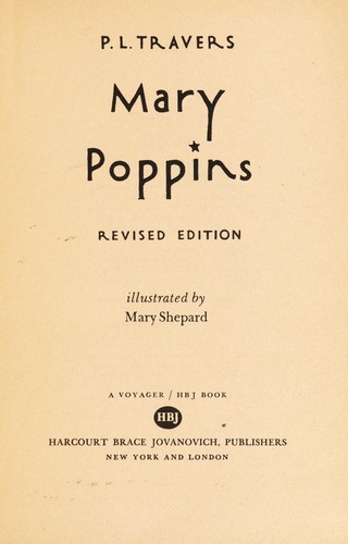 Mary Poppins (1985, Harcourt Brace Jovanovich)