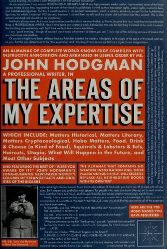 The areas of my expertise (2005, E.P. Dutton)