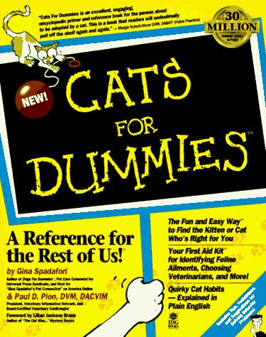 Gina Spadafori: Cats for dummies (1997, IDG Books)