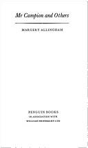 Margery Allingham: Mr. Campion and Others (Paperback, 1950, Penguin (Non-Classics))