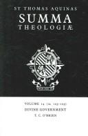 Thomas Aquinas: Summa Theologiae (Hardcover, 1990, Cambridge University Press)