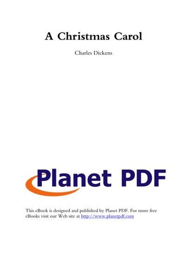 Charles Dickens: A Christmas Carol (1993, Planet PDF)