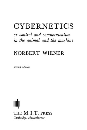 Cybernetics (1980, MIT Press)