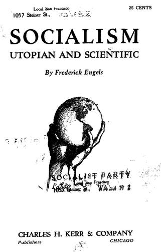 Socialism, Utopian and Scientific (1908, C.H. Kerr & Company)