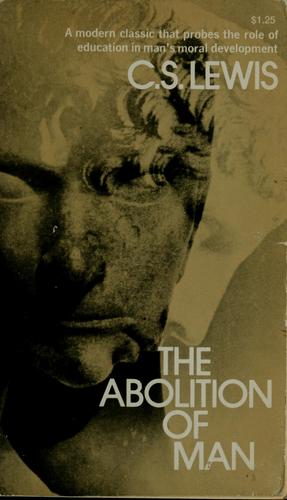 C. S. Lewis: The Abolition of Man (Paperback, 1978, Simon & Schuster)