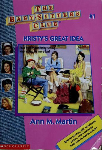 the babysitters club #1 Kristy's Great Idea (Paperback, 1994, scholastic)
