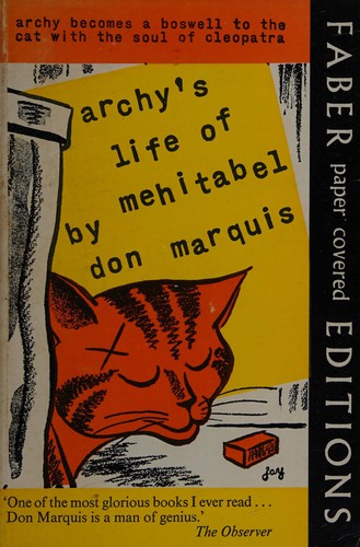 Archy's Life of Mehitabel (Paperback, 1991, Faber and Faber)