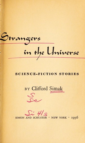 Strangers in the Universe (1956, Simon and Schuster)