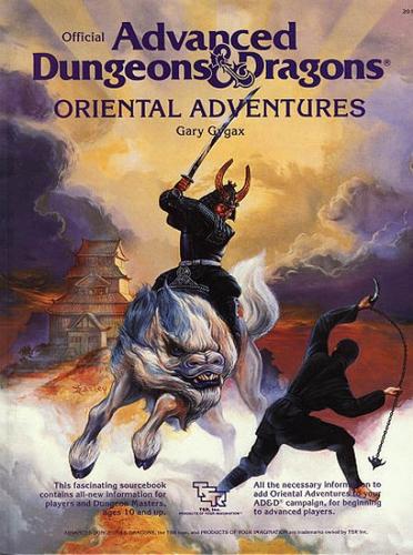 Gary Gygax: Oriental adventures (1985, TSR, Distributed by Random House)