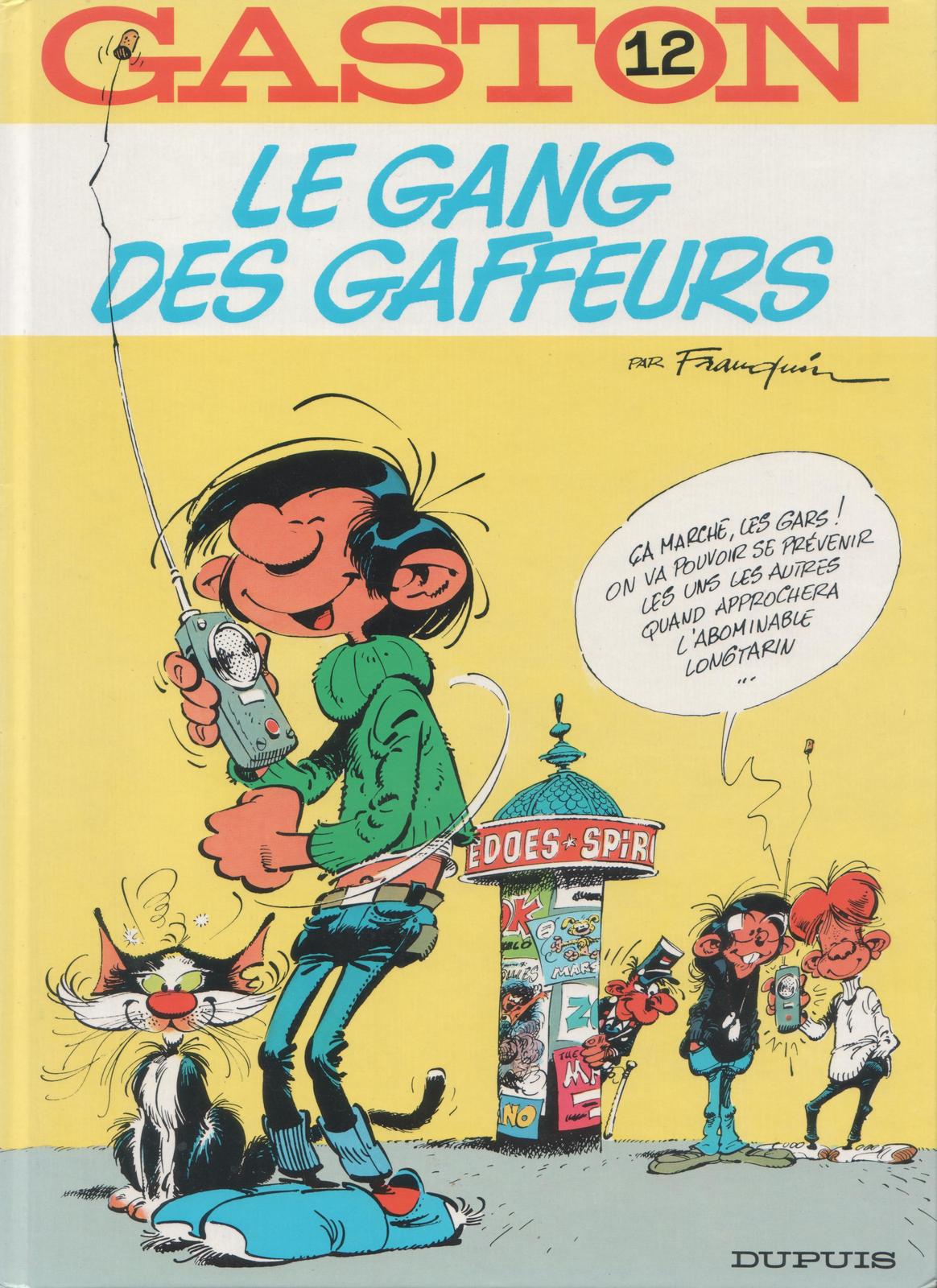 André Franquin: Le gang des gaffeurs, Gaston Tome 12 (French language)