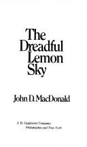 John D. MacDonald: The dreadful lemon sky (1975, Lippincott)