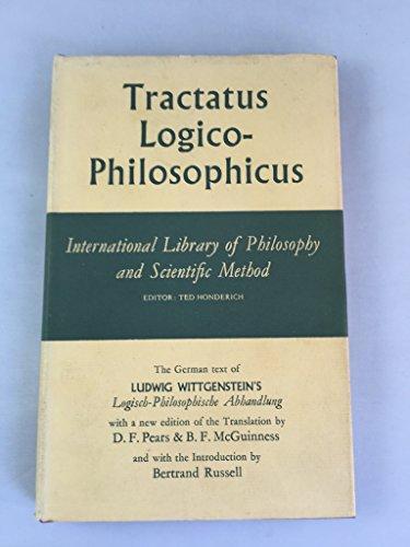 Ludwig Wittgenstein: Tractatus Logico-Philosophicus (1962, Routledge & K. Paul)